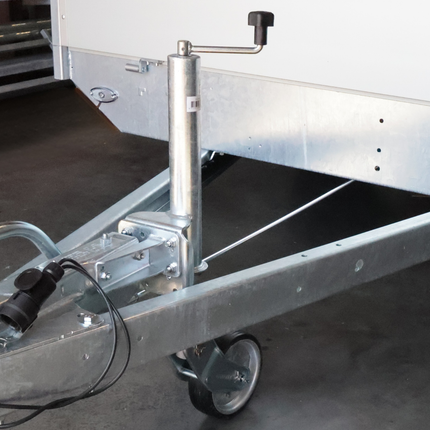 Cantonal Roue jockey pliante automatique - 60 mm - capacité de charge : 500 kg