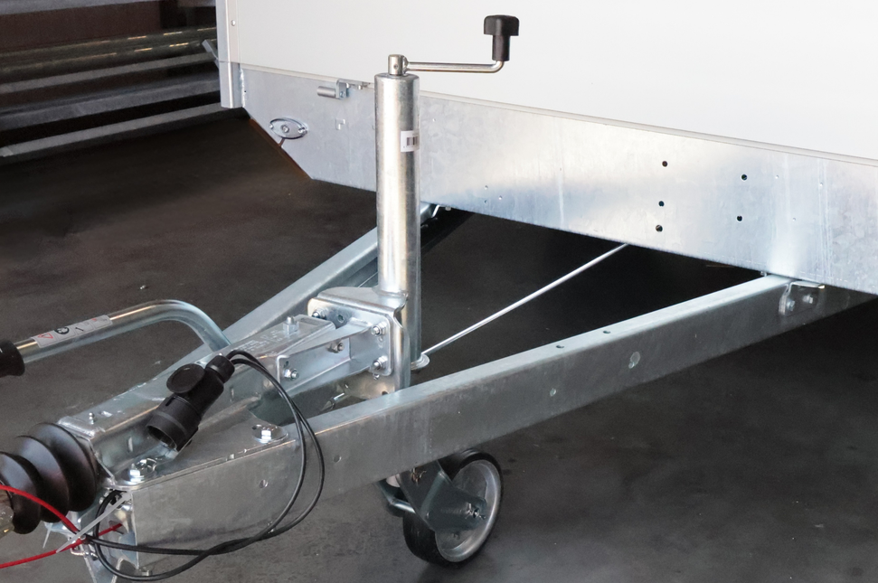 Cantonal Roue jockey pliante automatique - 60 mm - capacité de charge : 500 kg