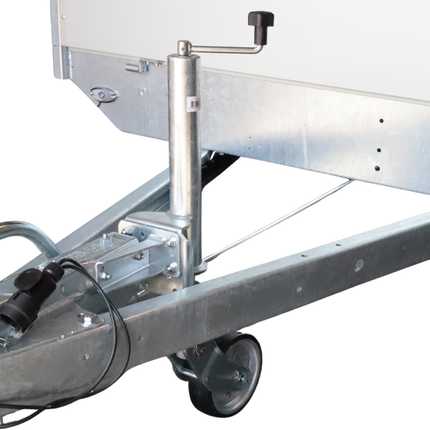 Cantonal Roue jockey pliante automatique - 60 mm - capacité de charge : 500 kg