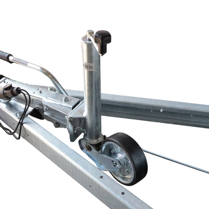 Cantonal Roue jockey pliante automatique - 60 mm - capacité de charge : 500 kg