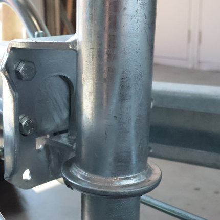 Cantonal Roue jockey pliante automatique - 60 mm - capacité de charge : 500 kg