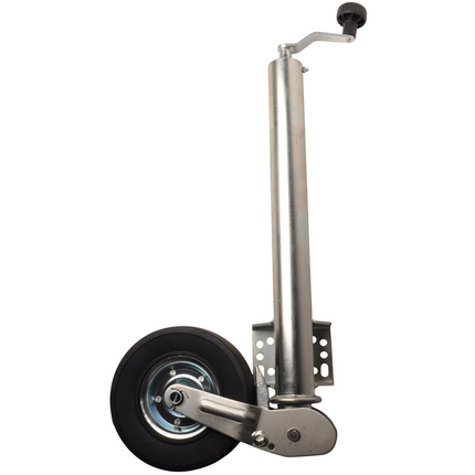 Cantonal Roue jockey - rondes 60 mm - capacité de charge : 500 kg automatiques - plus long
