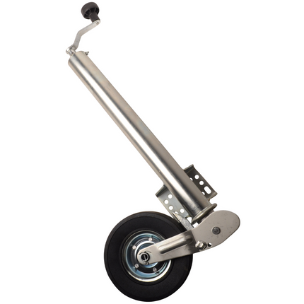 Cantonal Roue jockey - rondes 60 mm - capacité de charge : 500 kg automatiques - plus long