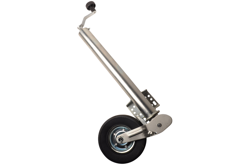 Cantonal Roue jockey - rondes 60 mm - capacité de charge : 500 kg automatiques - plus long