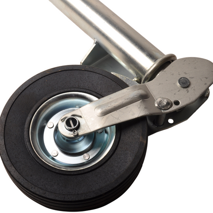 Cantonal Roue jockey - rondes 60 mm - capacité de charge : 500 kg automatiques - plus long