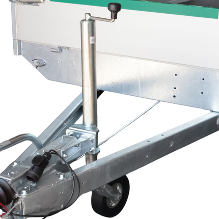 Cantonal Roue jockey - rondes 60 mm - capacité de charge : 500 kg automatiques - plus long