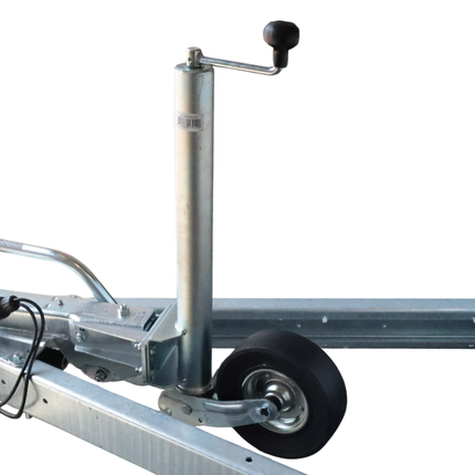 Cantonal Roue jockey - rondes 60 mm - capacité de charge : 500 kg automatiques - plus long