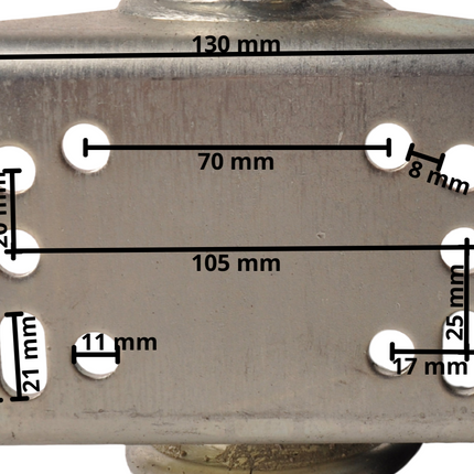 Cantonal Roue jockey - rondes 60 mm - capacité de charge : 500 kg automatiques - plus long