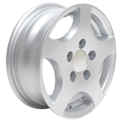 Cantonal Roue libre 13 pouces en alliage léger pour Remorque - 5Jx13 (5x112) 750 kg - ET30 - argent