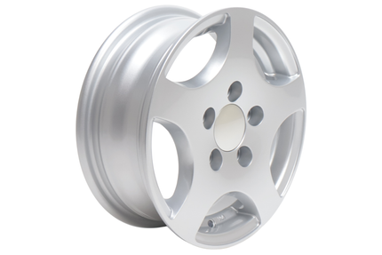 Cantonal Roue libre 13 pouces en alliage léger pour Remorque - 5Jx13 (5x112) 750 kg - ET30 - argent