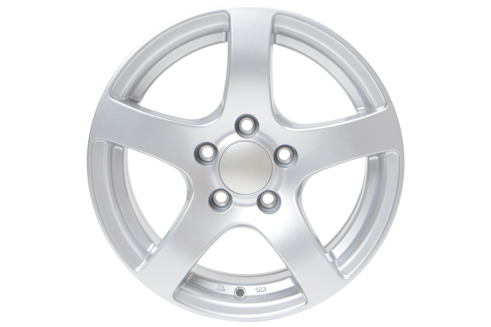 Cantonal Roue libre en alliage léger 15 pouces pour Remorque - 6Jx15 (5x112) 900 kg - ET30 - argent