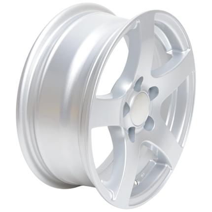 Cantonal Roue libre en alliage léger 15 pouces pour Remorque - 6Jx15 (5x112) 900 kg - ET30 - argent