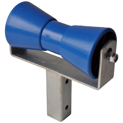 Cantonal Rouleau de quille bleu 200x85 mm complet sur support en T