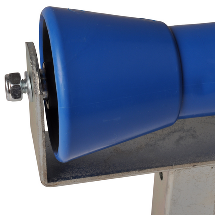 Cantonal Rouleau de quille bleu 200x85 mm complet sur support en T