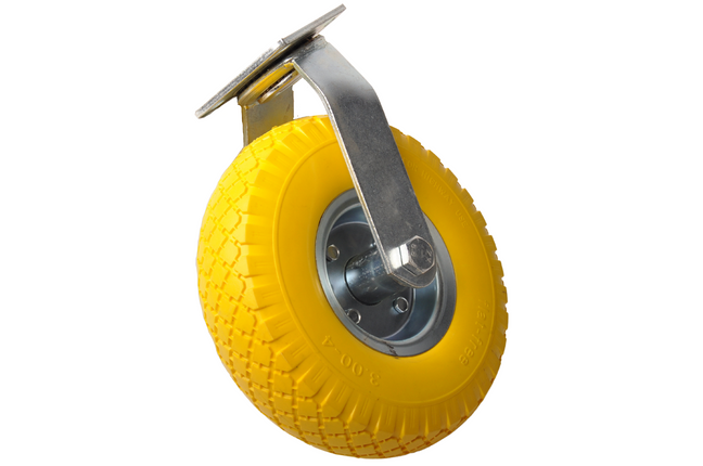Cantonal Roulette pivotante PU 300x4 - 80 kg - hauteur totale 300 mm