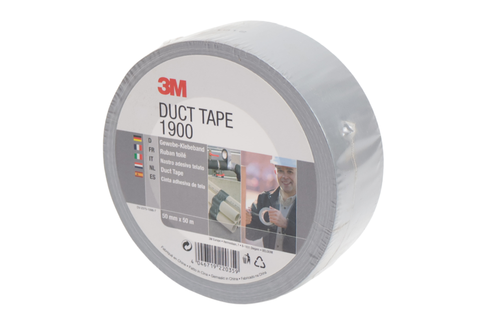 Cantonal Ruban adhésif 3M 1900 economy 50 mm x 50 mètres argent