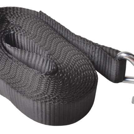 Cantonal Sangle d'arrimage - 600x3,5 cm - noir - charge de rupture 3000 kg