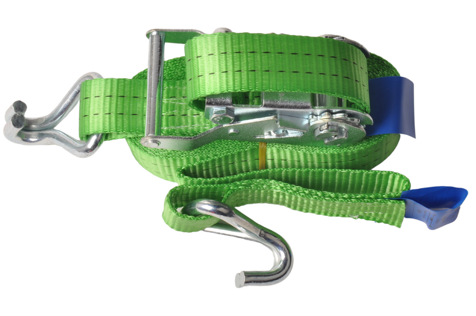 Cantonal Sangle d'arrimage - 600x3,5 cm - vert - charge de rupture 2000 kg