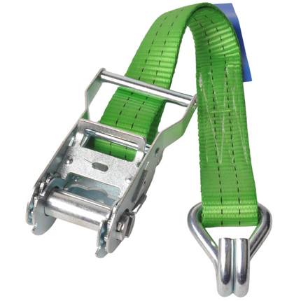 Cantonal Sangle d'arrimage - 600x3,5 cm - vert - charge de rupture 2000 kg