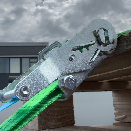 Cantonal Sangle d'arrimage - 600x3,5 cm - vert - charge de rupture 2000 kg