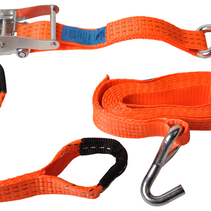 Cantonal Sangle d'arrimage pour porte-voiture - 330x3,6 cm - charge de rupture 3000 kg