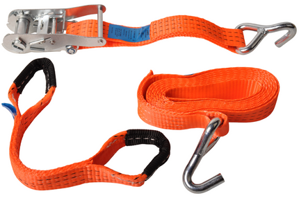 Cantonal Sangle d'arrimage pour porte-voiture - 330x3,6 cm - charge de rupture 3000 kg