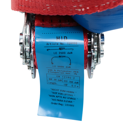 Cantonal Sangle d'arrimage pour porte-voiture - 340x5 cm - 2500 daN