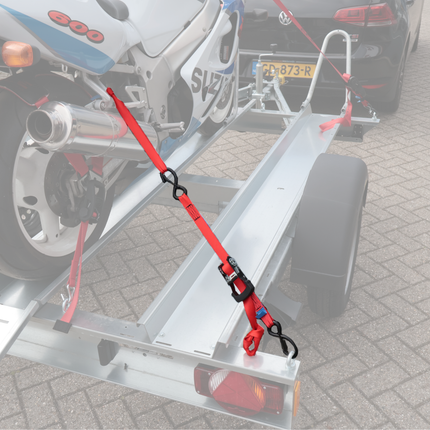 Cantonal Sangles d'arrimage universelles pour le transport de moto 180 cm – 350 kg