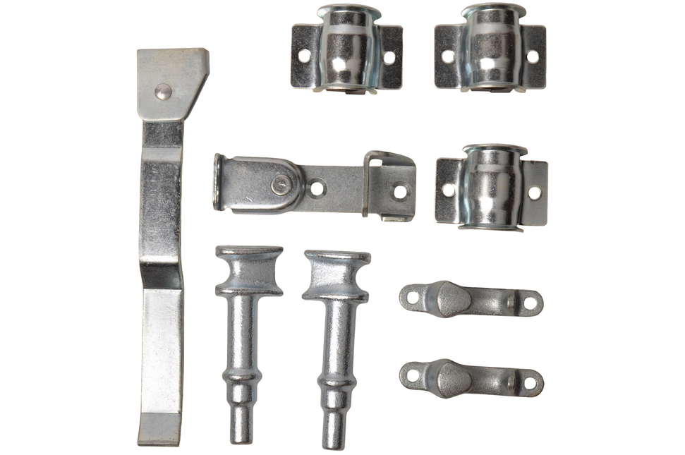 Cantonal Serrure à barre galvanisée - gauche - pour barre de Ø22 mm