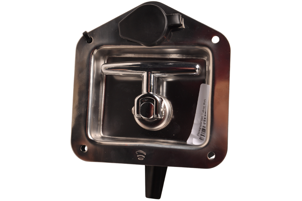 Cantonal Serrure à espagnolette T-drop en acier inoxydable