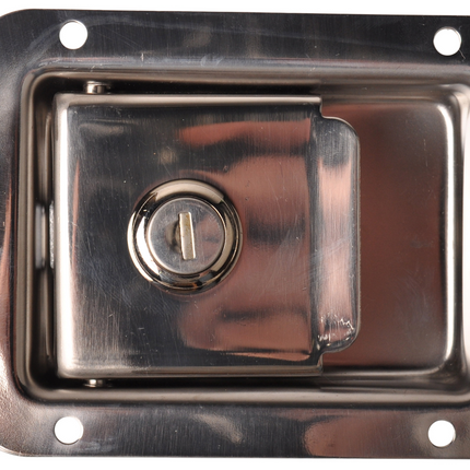 Cantonal Serrure à palastre en acier inoxydable 120x90 mm à fermeture identique