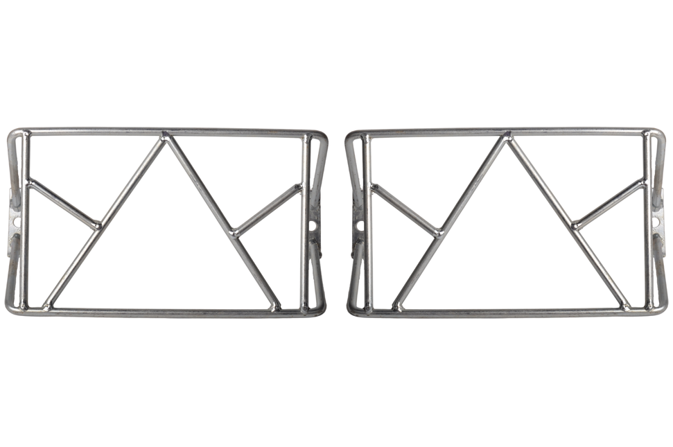 Cantonal Set de 2 grilles de protection de feux arrière de remorque avec triangle libre - adapté pour éclairage Multipoint