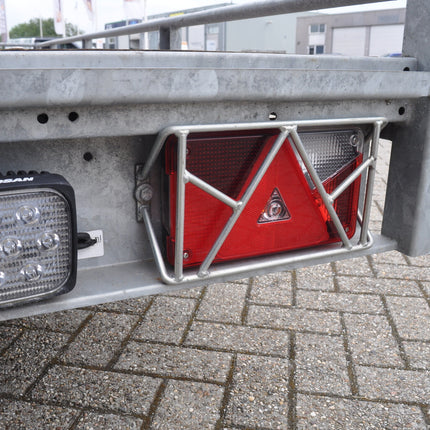Cantonal Set de 2 grilles de protection de feux arrière de remorque avec triangle libre - adapté pour éclairage Multipoint