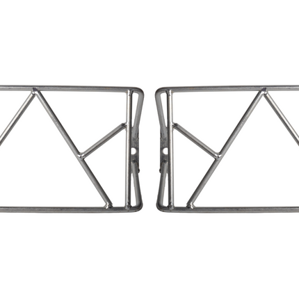 Cantonal Set de 2 grilles de protection de feux arrière de remorque avec triangle libre - adapté pour éclairage Multipoint