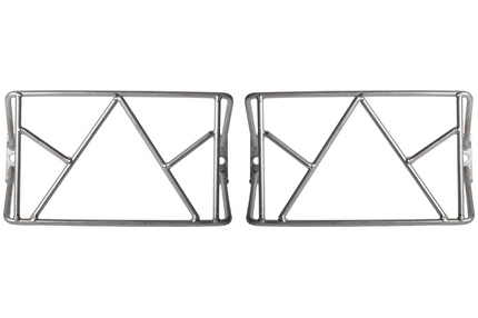 Cantonal Set de 2 grilles de protection de feux arrière de remorque avec triangle libre - adapté pour éclairage Multipoint