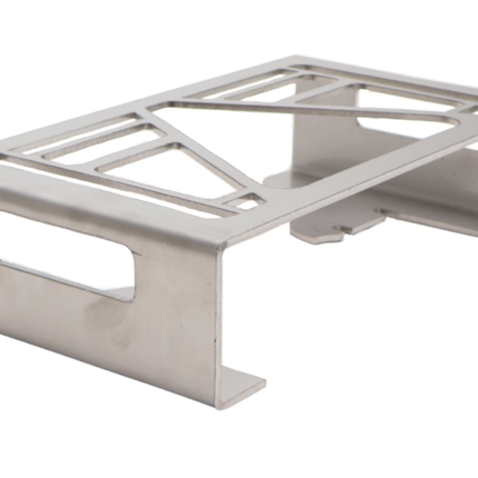 Cantonal Set de 2 grilles de protection Multiled 4 - 253x141x63,7 mm - avec triangle libre - en acier inoxydable - montage sans perçage