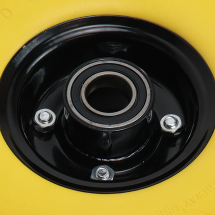 Cantonal Set de 2 roues de diable premium 3.00-4 - anti-crevaison - diamètre du moyeu : 25 mm - longueur du moyeu : 75 mm