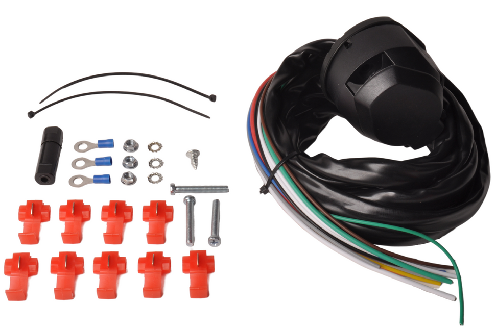 Cantonal Set de câbles 13 broches les pour attelage de remorque - 1,5 mètre