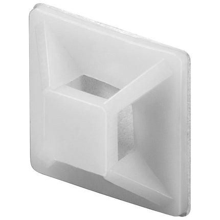 Cantonal Support autocollants pour des attaches autobloquantes - 28x28 mm - 20 pièce