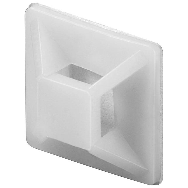 Cantonal Support autocollants pour des attaches autobloquantes - 28x28 mm - 20 pièce