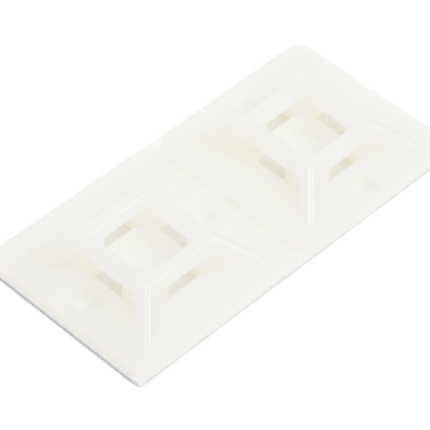 Cantonal Support autocollants pour des attaches autobloquantes - 28x28 mm - 20 pièce