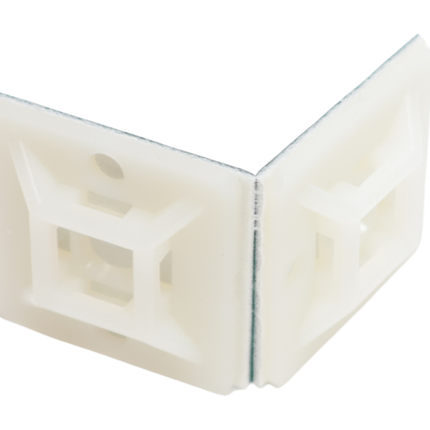 Cantonal Support autocollants pour des attaches autobloquantes - 28x28 mm - 20 pièce
