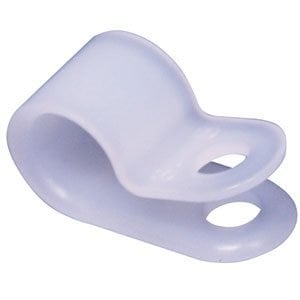 Cantonal support de câble (4,8 mm) pour fixer le câble d'éclairage - 20 pièce