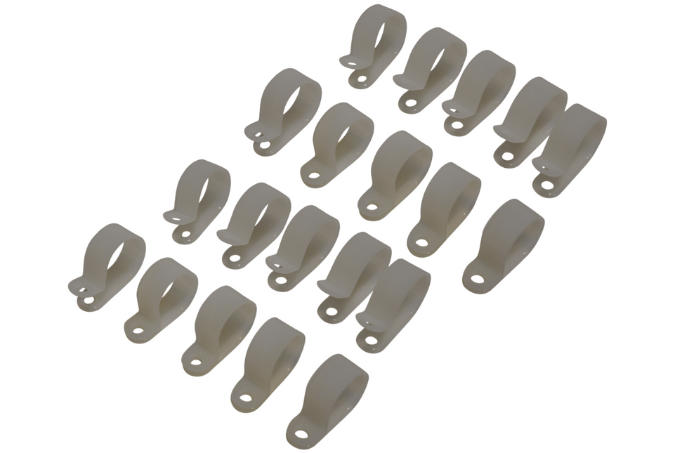 Cantonal Support de câble (diamètre intérieur 20,6 mm) pour fixer le câble d'éclairage - 20 pièce