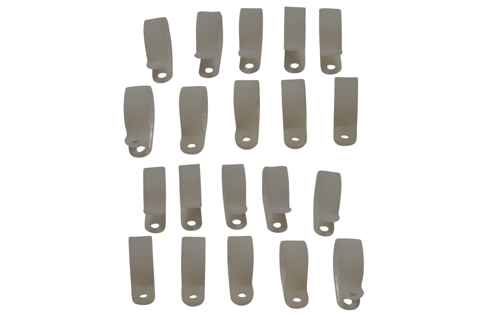 Cantonal Support de câble (diamètre intérieur 20,6 mm) pour fixer le câble d'éclairage - 20 pièce