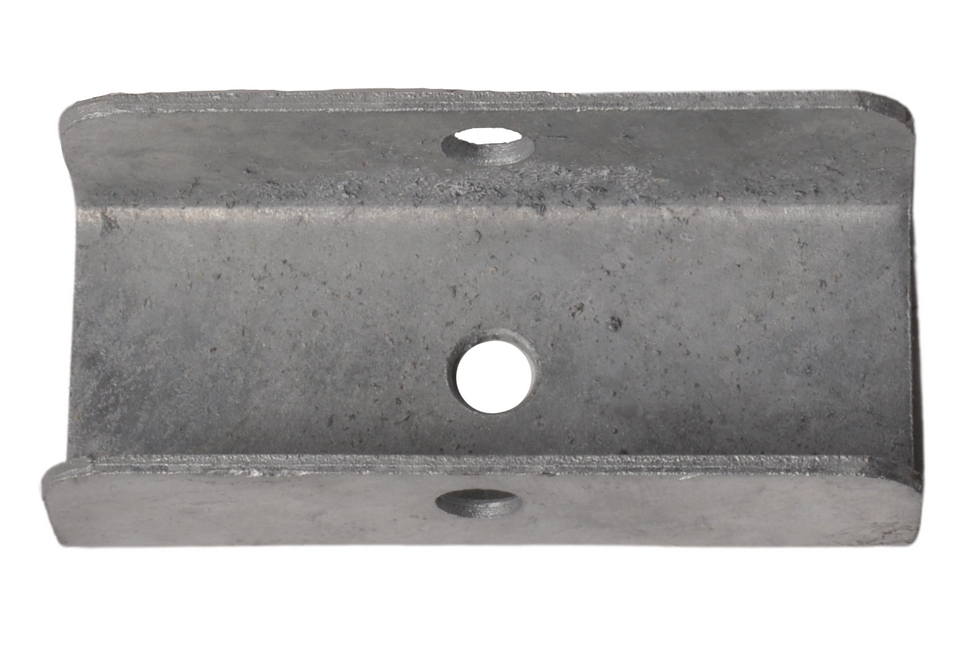 Cantonal Support de coussin galvanisé - Profilé en U 120 mm