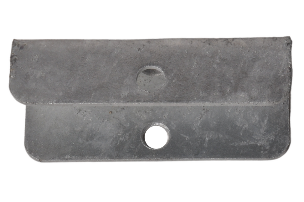 Cantonal Support de coussin galvanisé - Profilé en U 120 mm