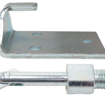 Cantonal Support de levier de pompe avec axe vissable - adapté aux bennes basculantes avec pompe manuelle