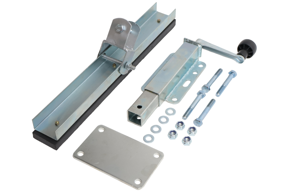 Cantonal Support de quille réglable avec support latéral en caoutchouc - pivotant - coussin de bateau inclus - kit