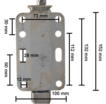 Cantonal Support de quille réglable pour bateau Support latéral 25 > 42 cm